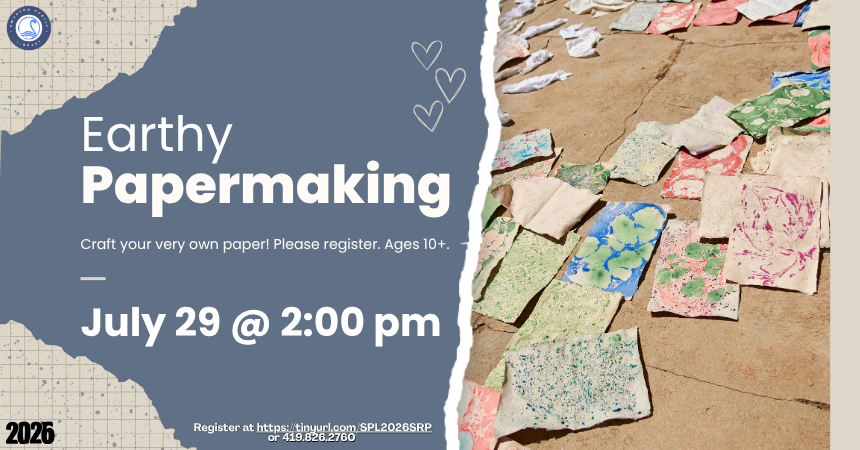 Earthy Papermaking (ages 10+)