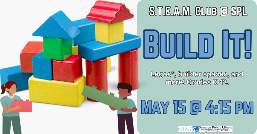STEAM Club for grades K-12: Built It! 