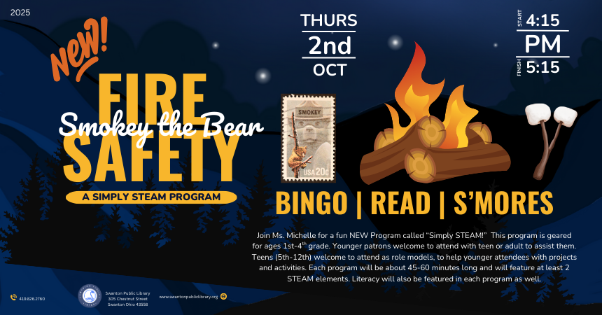 Simply STEAM for grades K-4: Smokey the Bear Fire Safety