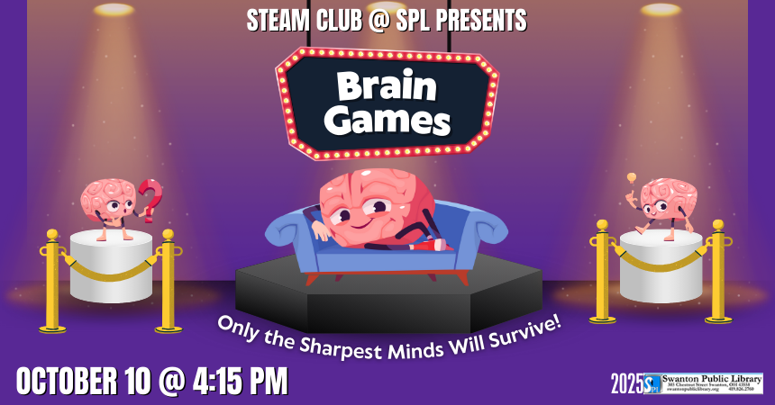 STEAM Club for grades K-12: Brain Games