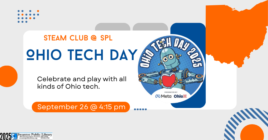 STEAM Club for grades K-12 - Ohio Tech Day