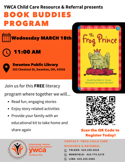 YWCA Book Buddies Mar 2024