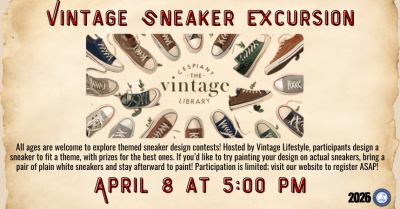 Vintage Sneaker Excursion for all ages 