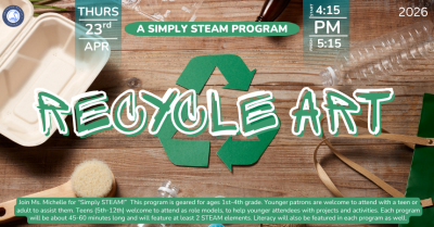 Simply STEAM for grades K-4: Recycle Art