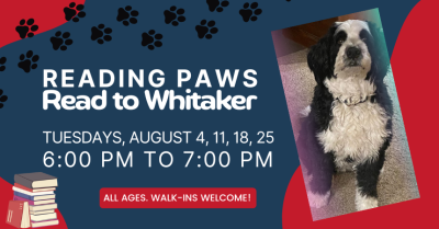 Reading Paws: Read with Whitaker