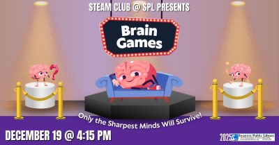 STEAM Club for grades K-12: Brain Games