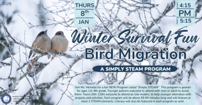 Simply STEAM for grades K-4 - Winter Survival Fun: Bird Migration