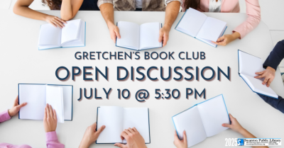 Gretchen’s Book Club July 25