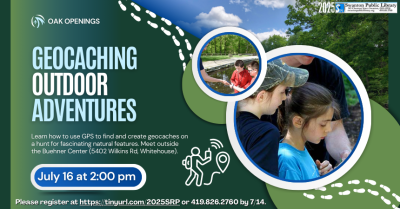 Geocaching at Oak Openings (kids)