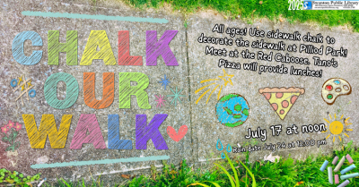 Chalk Our Walk + Lunch from Tano's (all ages)