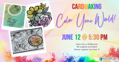 Cardmaking: Color Your World!