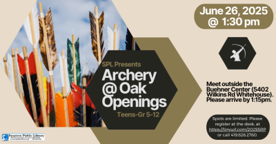 Archery at Oak Openings (teens)