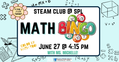 STEAM Club: Math Bingo (all ages)