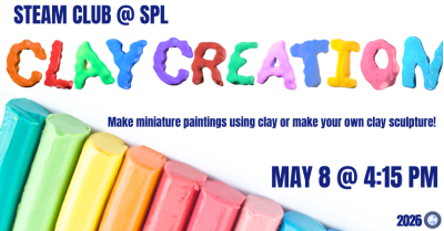 STEAM Club for grades K-12: Clay Creation
