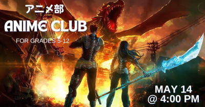 Anime Club for grades 5-12