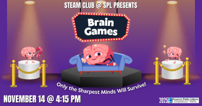 STEAM Club for grades K-12: Brain Games