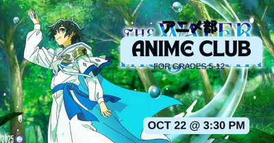 Anime Club for grades 5-12