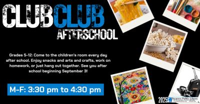 Club Club Afterschool for Grades 5-12