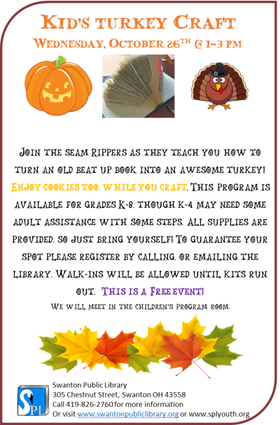 turkey craft oct 2022