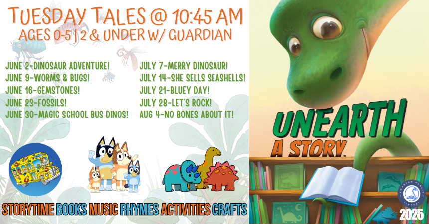 Tuesday Tales Storytime - Unearth a Story