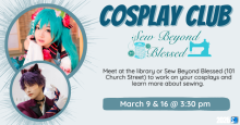 Cosplay Club for Teens at Sew Beyond Blessed