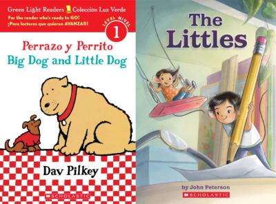 Big Dog and Little Dog/Perrazo y Perrito by Dav Pilkey